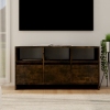 Mueble de TV madera de ingeniería roble ahumado 102x37,5x52,5cm