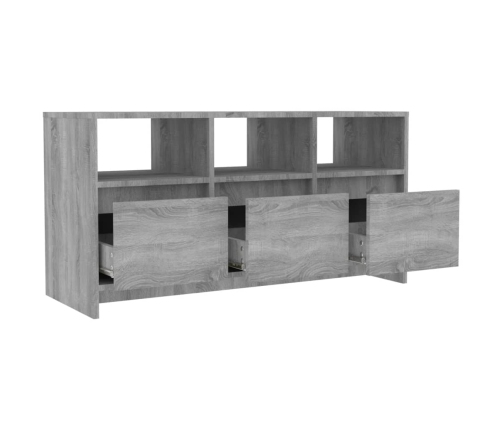 vidaXL Mueble de TV madera de ingeniería gris Sonoma 102x37,5x52,5 cm