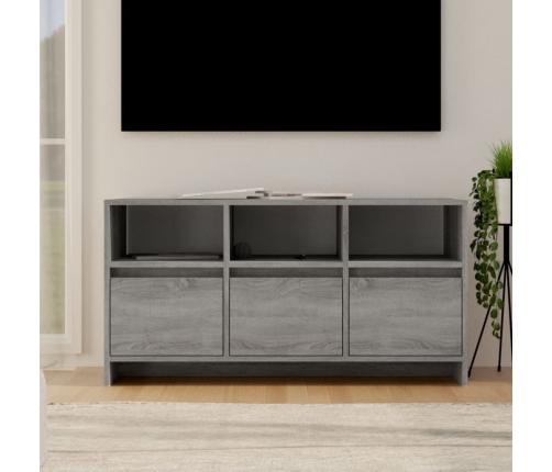 vidaXL Mueble de TV madera de ingeniería gris Sonoma 102x37,5x52,5 cm