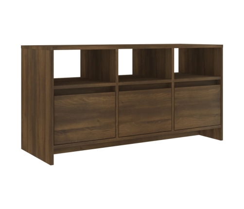 vidaXL Mueble de TV madera de ingeniería marrón roble 102x37,5x52,5cm