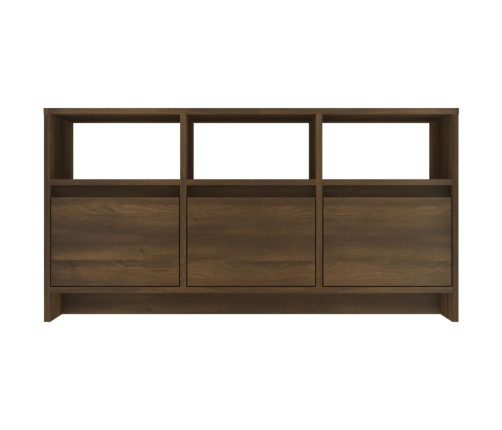 vidaXL Mueble de TV madera de ingeniería marrón roble 102x37,5x52,5cm