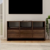 Mueble de TV madera de ingeniería marrón roble 102x37,5x52,5cm