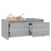 vidaXL Mesa de centro madera de ingeniería gris Sonoma 90x50x41,5 cm