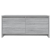 vidaXL Mesa de centro madera de ingeniería gris Sonoma 90x50x41,5 cm