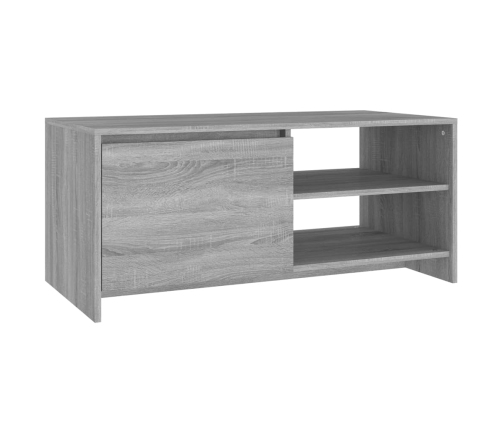 vidaXL Mesa de centro madera de ingeniería gris Sonoma 102x50x45 cm