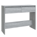 Mesa consola madera de ingeniería gris Sonoma 100x35x76,5 cm