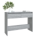 Mesa consola madera de ingeniería gris Sonoma 100x35x76,5 cm