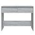 Mesa consola madera de ingeniería gris Sonoma 100x35x76,5 cm