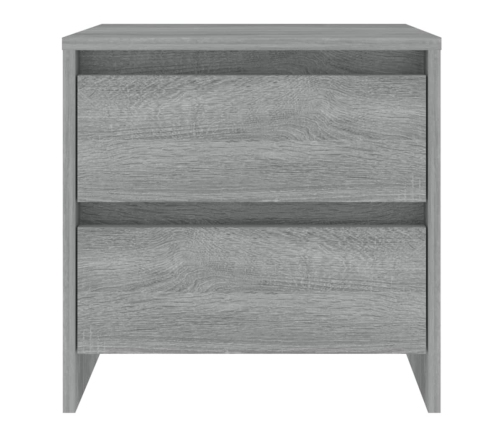 Mesita de noche madera de ingeniería gris Sonoma 45x34,5x44,5cm