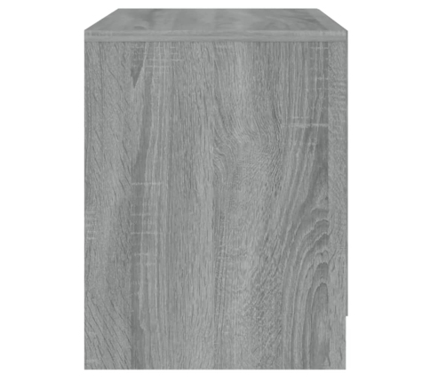 Mesita de noche madera de ingeniería gris Sonoma 45x34,5x44,5cm