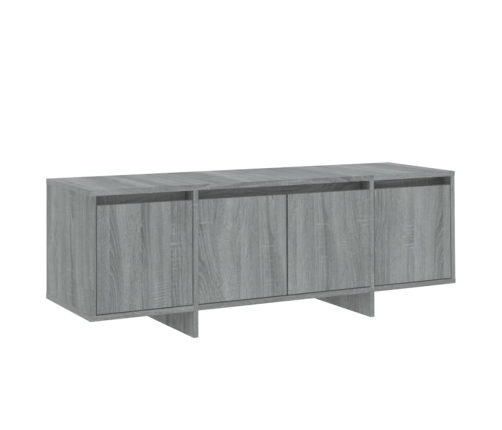 Mueble de TV madera contrachapada gris Sonoma 120x30x40,5 cm