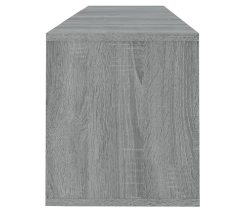 Mueble de TV madera contrachapada gris Sonoma 120x30x40,5 cm