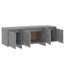 Mueble de TV madera contrachapada gris Sonoma 120x30x40,5 cm