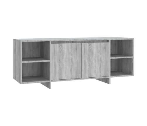 Mueble de TV madera de ingeniería gris Sonoma 130x35x50 cm