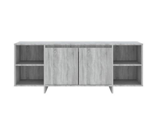 Mueble de TV madera de ingeniería gris Sonoma 130x35x50 cm