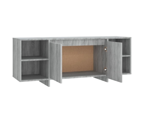 Mueble de TV madera de ingeniería gris Sonoma 130x35x50 cm