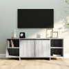 Mueble de TV madera de ingeniería gris Sonoma 130x35x50 cm