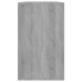 Aparador de madera de ingeniería gris Sonoma 120x41x75 cm