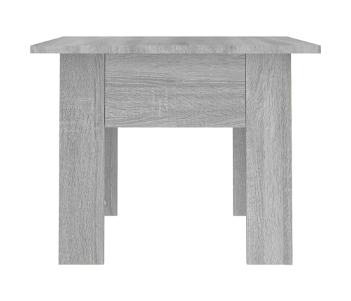 Mesa de centro madera de ingeniería gris Sonoma 55x55x42 cm