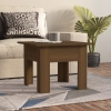 vidaXL Mesa de centro madera contrachapada marrón roble 55x55x42 cm