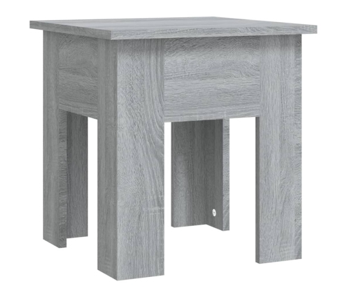 Mesa de centro madera de ingeniería gris Sonoma 40x40x42 cm