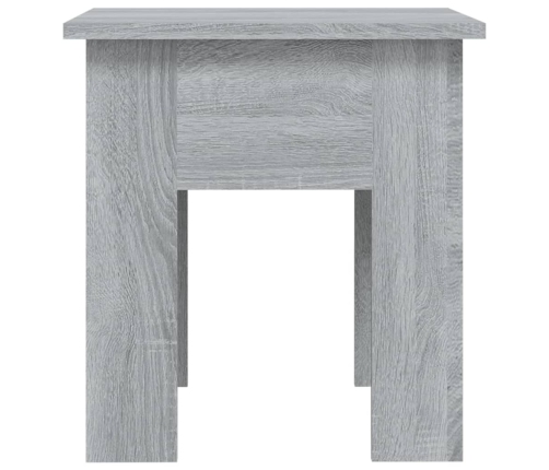 vidaXL Mesa de centro madera de ingeniería gris Sonoma 40x40x42 cm