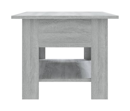 Mesa de centro madera de ingeniería gris Sonoma 102x55x42 cm