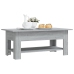 Mesa de centro madera de ingeniería gris Sonoma 102x55x42 cm