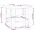 Mesa de centro madera de ingeniería roble ahumado 55x55x42 cm