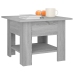 vidaXL Mesa de centro madera de ingeniería gris Sonoma 55x55x42 cm