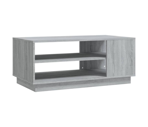 vidaXL Mesa de centro madera de ingeniería gris Sonoma 102x55x43 cm