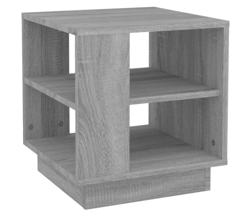 Mesa de centro madera de ingeniería gris Sonoma 40x40x43 cm