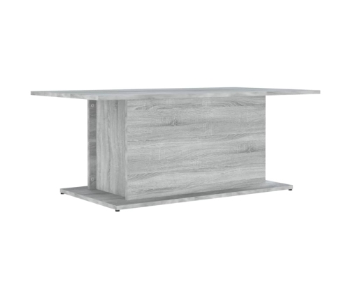 vidaXL Mesa de centro madera de ingeniería gris Sonoma 102x55,5x40 cm