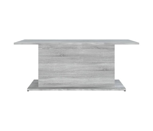 vidaXL Mesa de centro madera de ingeniería gris Sonoma 102x55,5x40 cm