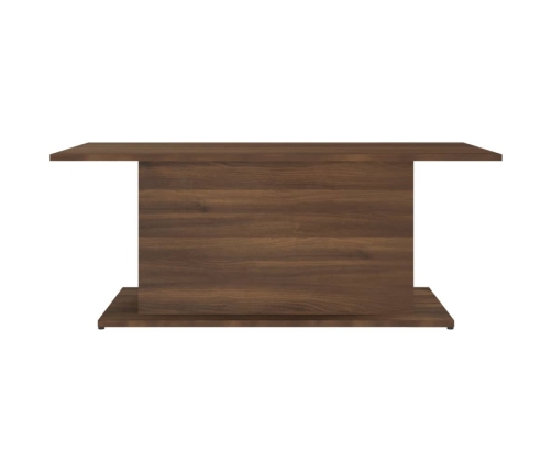 Mesa de centro madera de ingeniería marrón roble 102x55,5x40 cm