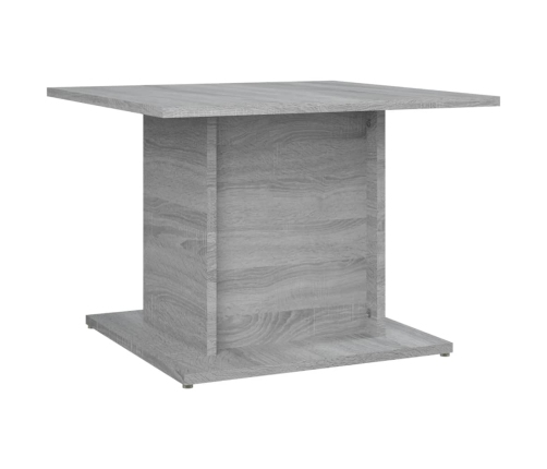 Mesa de centro madera de ingeniería gris Sonoma 55,5x55,5x40 cm