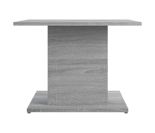 Mesa de centro madera de ingeniería gris Sonoma 55,5x55,5x40 cm