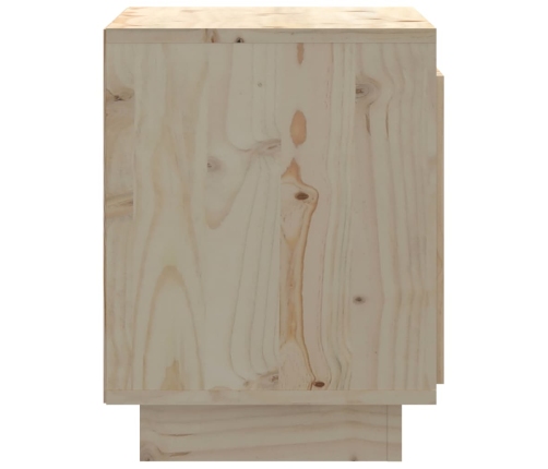 Mesita de noche de madera maciza de pino 40x30x40 cm