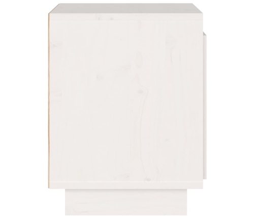 vidaXL Mesitas de noche 2 uds madera maciza de pino blanco 40x30x40 cm