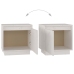 vidaXL Mesitas de noche 2 uds madera maciza de pino blanco 40x30x40 cm