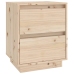 vidaXL Mesita de noche madera maciza de pino 40x35x50 cm