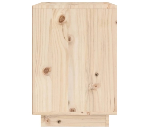 vidaXL Mesita de noche madera maciza de pino 40x35x50 cm