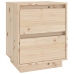 vidaXL Mesitas de noche 2 uds madera maciza de pino 40x35x50 cm