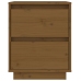 vidaXL Mesitas de noche 2 uds madera de pino marrón miel 40x35x50 cm