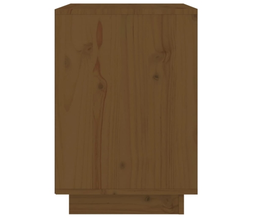 vidaXL Mesitas de noche 2 uds madera de pino marrón miel 40x35x50 cm