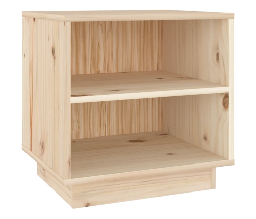 Mesita de noche de madera maciza de pino 40x34x40 cm