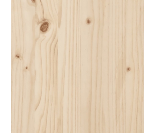 Mesita de noche de madera maciza de pino 40x34x40 cm