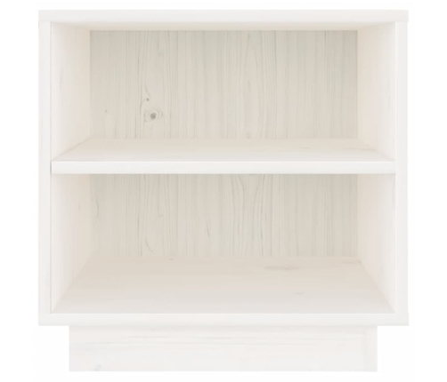 vidaXL Mesitas de noche 2 uds madera maciza de pino blanco 40x34x40 cm