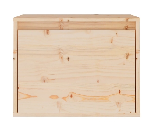 Armario de pared de madera maciza de pino 45x30x35 cm