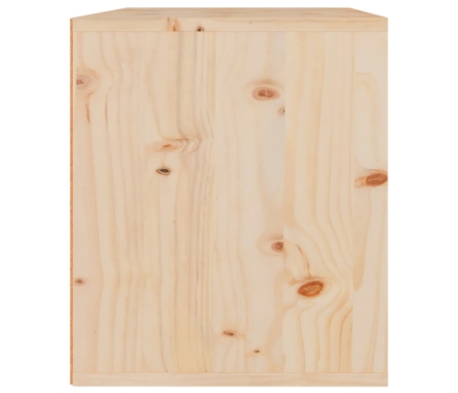 Armario de pared de madera maciza de pino 45x30x35 cm